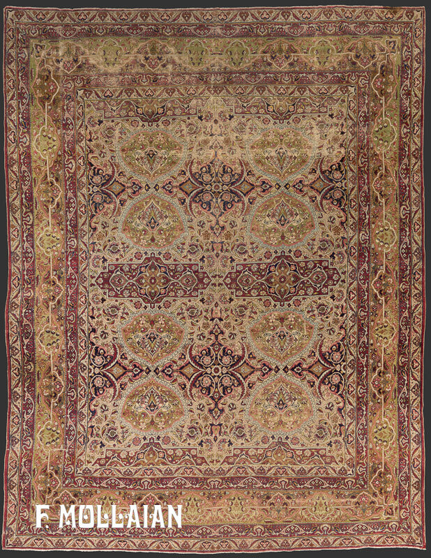 Tapis Persan Kerman Ravar n°:12786982